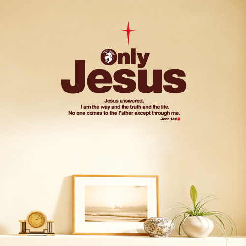Only Jesus(영문) (말씀스티커)월스토리