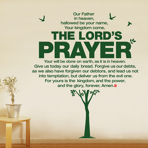 The Lord&#039;s Prayer 1 (말씀스티커)월스토리