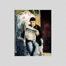 JD 메이크룩스 원작같은질감명화액자 폴 세잔-아버지 루이 오귀스트 세찬의 초상마이제이디 나눔기업