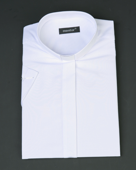 반팔(여)오메가셔츠흰색 - 목회자셔츠멘토셔츠