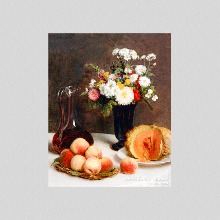 JD 메이크룩스 원작같은질감명화액자 앙리 팡탱 라투르-꽃 그리고 과일마이제이디 나눔기업