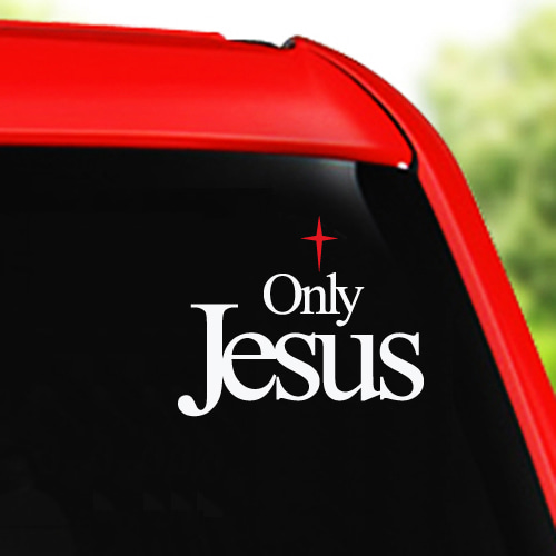 Only Jesus(2종) (말씀스티커,차량스티커)월스토리