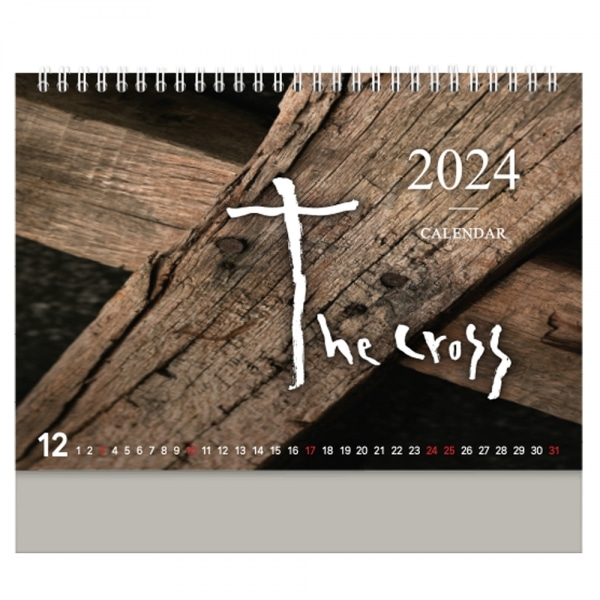 고집쟁이 2024 교회달력 탁상용캘린더 - 십자가 Cross (단체용)