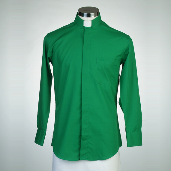 오메가 셔츠 녹색 - 목회자셔츠멘토셔츠