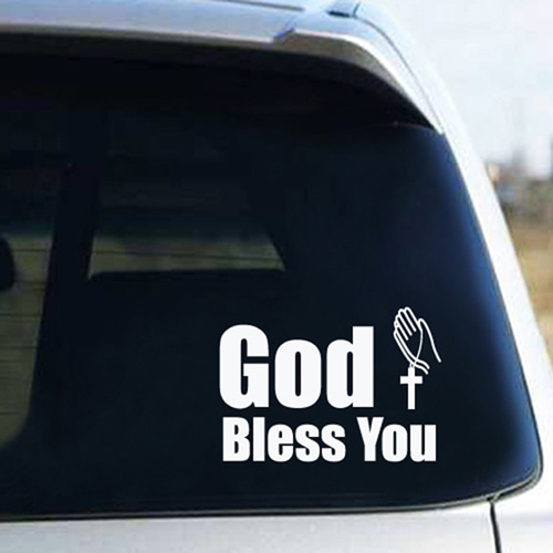 God Bless You(2종) (말씀스티커,차량스티커)월스토리