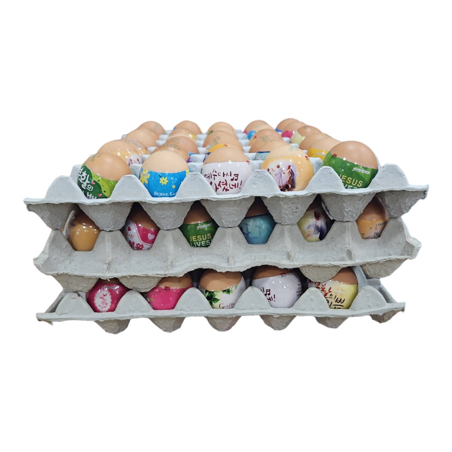 부활절 구운계란 3판 120개 (수축필름 띄지 포장 가능) 구운달걀